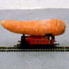 Detail of Kinetic Cake vs Kinetic Carrot at Nottingham Trent University in 2000